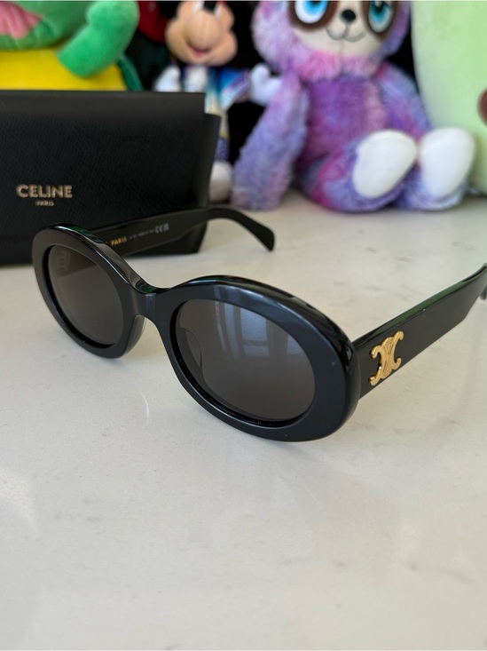 Celine Accessories - Celine TRIOMPHE Oval Frame Sunglasses